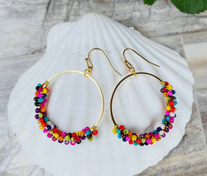 Confetti earrings
